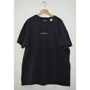 YoungLA Black T-Shirt Size Medium Boxy Oversized
